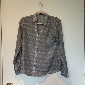Button down sheet blouse